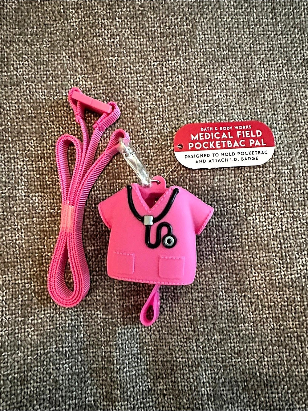 Bath & Body Works Medical Field Pocketback Pal Pink Medical Field Accessory NWT